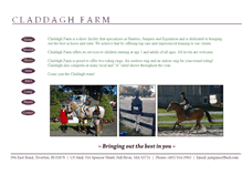 Tablet Screenshot of claddaghfarm.com